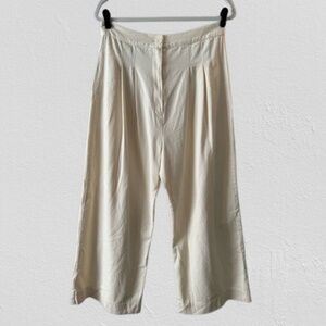 Emerson Thorpe Cotton Wide Leg Slacks Trousers Women's 12